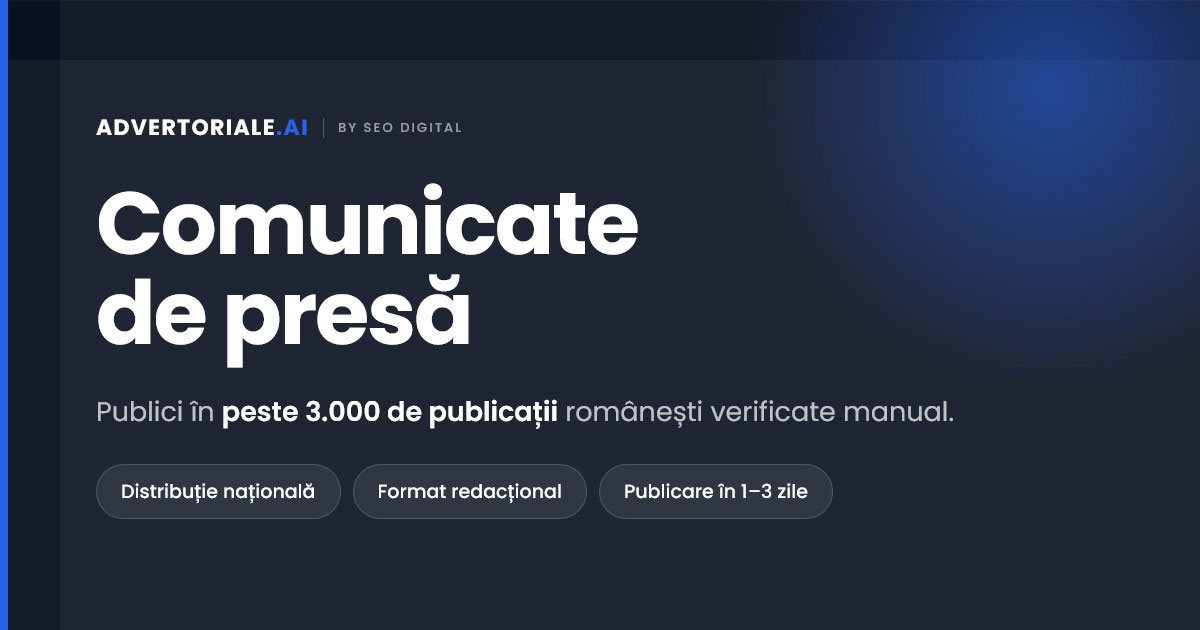 Comunicate de presă